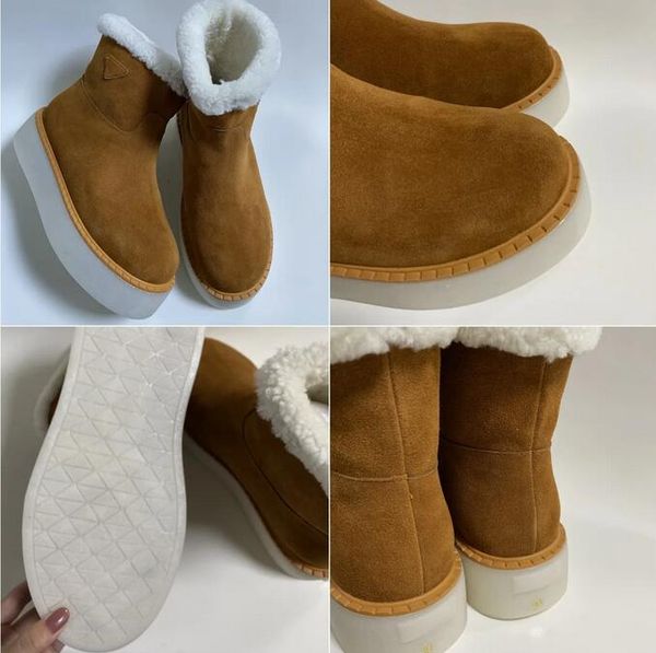 

JO Boots Black Platform Shoes Over the Knee Leather Shoe Combat Cowboy Chelsea boot 35-41 XX5512, Beige