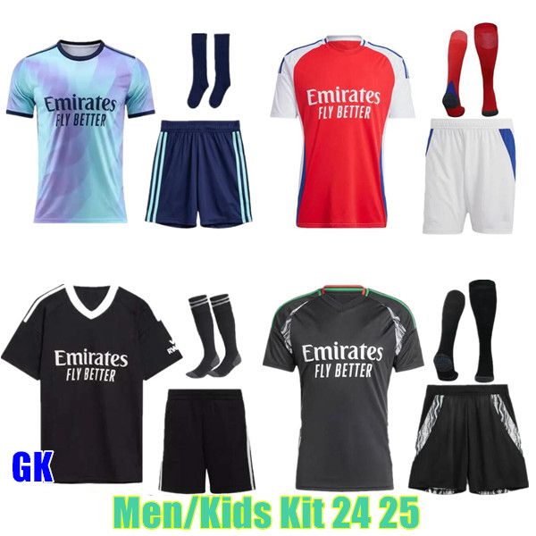 

SAKA Soccer Jerseys Arsen G. JESUS ODEGAARD RICE HAVERTZ 2024 Football Shirt Gunners MARTINELLI SMITH ROWE NKETIAH ZINCHENKO SALIBA TROSSARD Men Kids Child Sets Kit, 24 25 home no ssock