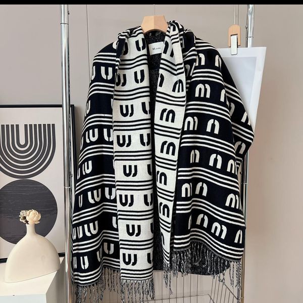 

Designer wool scarfs luxury scarf autumn and winter men women warm comfortable touch senior fashion process fashion versatile size 50x180 cm