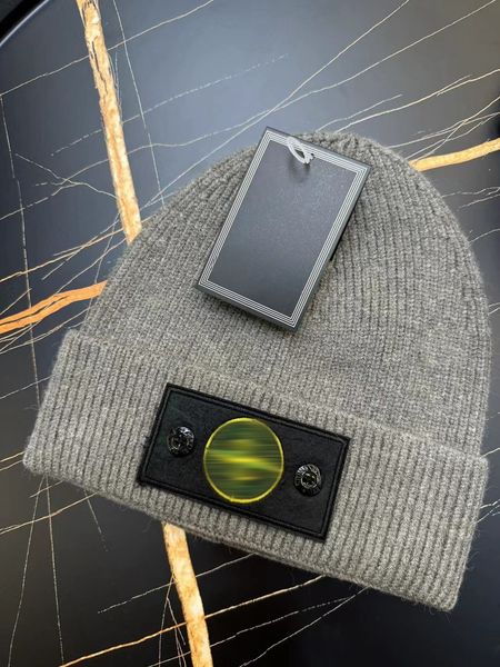 

Beanie Designer Woven Island Classic Embroidered Autumn/Winter Tthick For Winter Outdoor Leisure Travel Unisex Warm Hat, Black