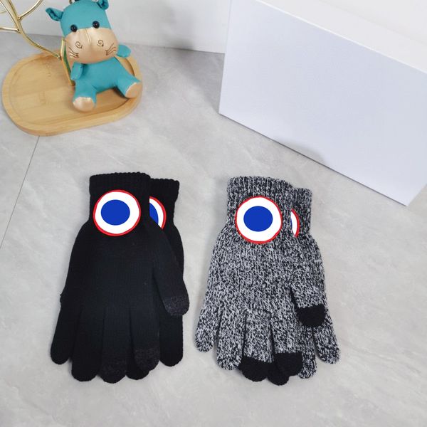 

Designer Men Autumn Gloves Warm Luxury Winters Womens thickening Knitted glove Five Fingers Cold proof Touch screen Mittens