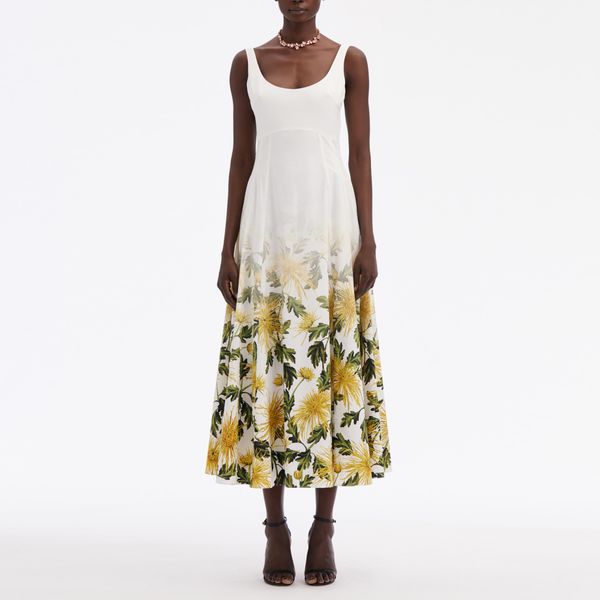 

Designer dress womens designer clothing birthday dresses summer dress white floral print sleeveless midi dress dresses for woman designer dresses party dresses, Multi
