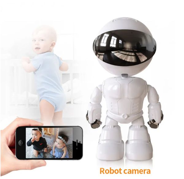 

1080P Robot IP Security 360 WiFi Wireless 2MP CCTV Camera Smart Home Video Surveillance P2P Pets Baby Monitor Indoor