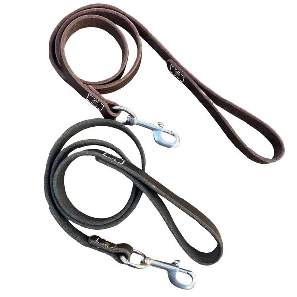

Premium Cowhide Dog Traction Belt - 2.5cm Wide, Strong, Durable Leash for Rottweiler, Golden Retriever, and Other  Dogs, Brown