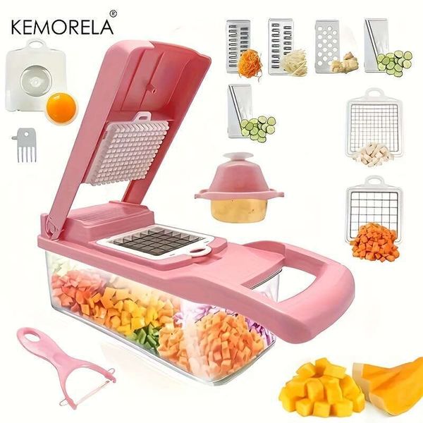 

16-in-1 Multipurpose Vegetable Chopper | Efficient Food Prep Slicer Cutter