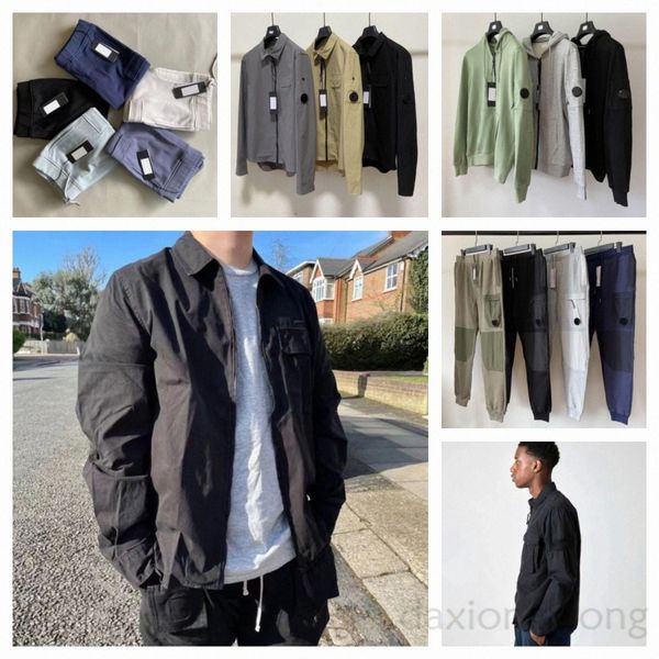 

Men One Lens Glasses Jacket Brand Hoodies Casual Long Sleeve Jumpers Designer Top Sweatshirt Mens Luxury Hood Oneck cp companies compag, Multi