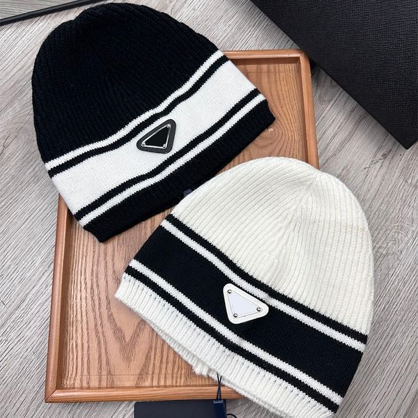

Designer Knitted Casual Hats Mens and Women Letter Knitted Hat Winter Hat Outdoor Warm Knitted Hat Winter 4 Colors to Choose from, C1