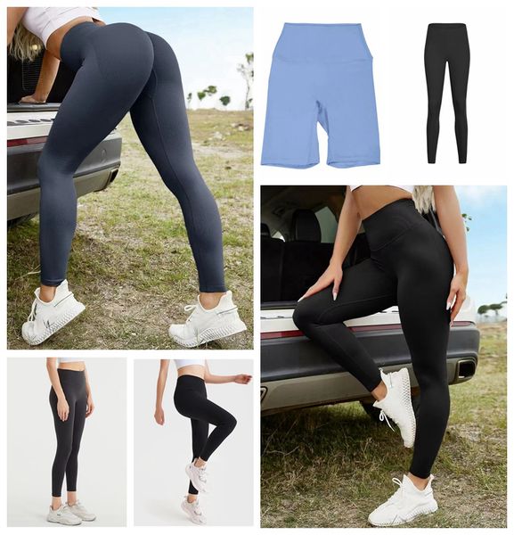 

Top Yoga pants Lycra Leggings Women Push-up Fiess Shorts Cropped pants Soft Align Elastic Hip Lift T-shaped Sports Pants Running Training Lady leggings, Shorts 03