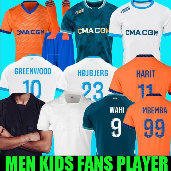 

24 25 maillot de foot GREENWOOD Soccer jerseys 125th Anniversary Fourth WAHI OUNAHI harit 2024 2025 OM man KIDS football shirt hommes enfants NDIAYE MOUMBAGNA, 24/25 home