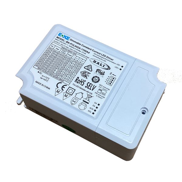 

40W Digital Dimming DALI-2 Commercial Lighting LED Driver 600mA-1100mA Current DALI Dimmable Transformer for Panel Light Office Lighting