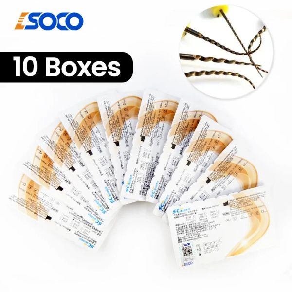 

5/10boxes,COXO SC-PRO,Heat Activated Rotary Files,Gold Endodontic Files,Root Canal for Dentistry,Super cutting force,anti-broken