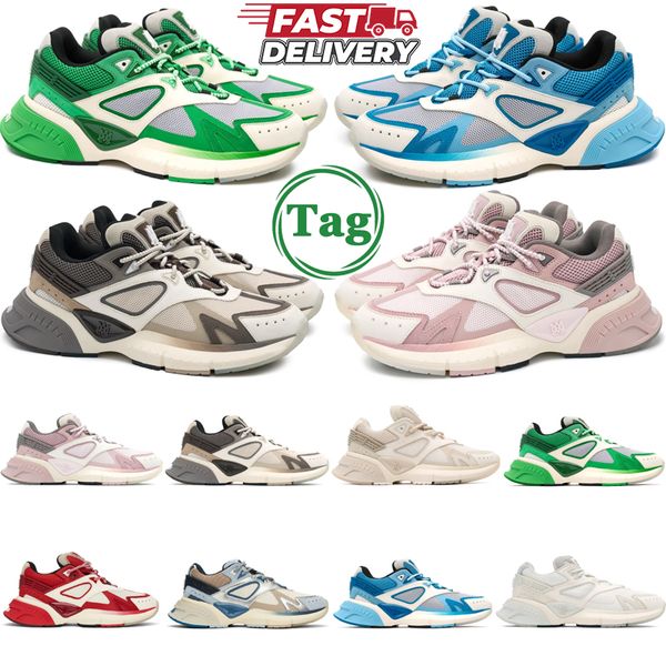 

designer running shoes MA Runner Sneaker mens womens Original leather trainers Hundred Hollowed Triple Black white green pink size 36-45, #2