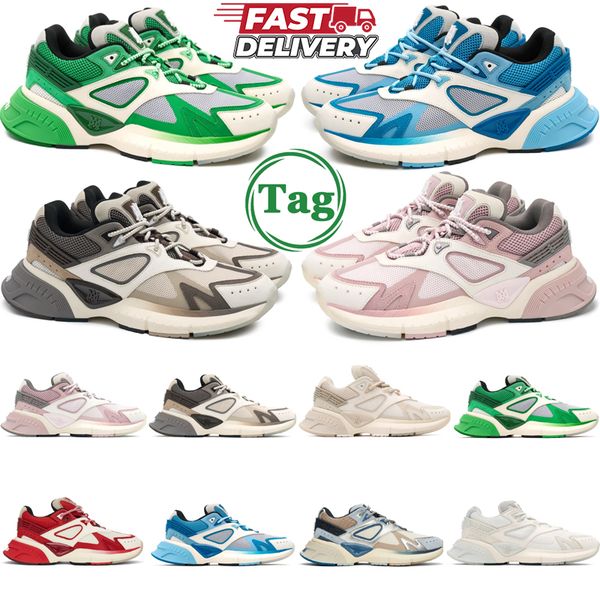 

designer running shoes MA Runner Sneaker mens womens Original leather trainers New Style of Triple Black white green pink size 36-45, #6