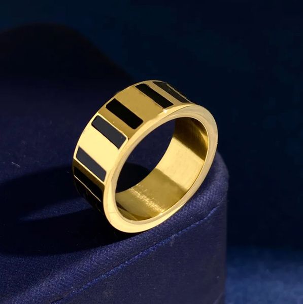

Fashion letter ring bague for Woman Simple Personality Party wedding lovers gift engagement rings jewelry