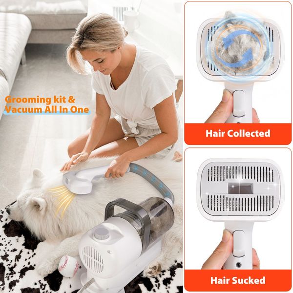 

Halloween Pet supplies Pet multifunctional grooming machine dog vacuum kit all-in-one machine beauty pet cleaner vacuum cleaner hair clipper