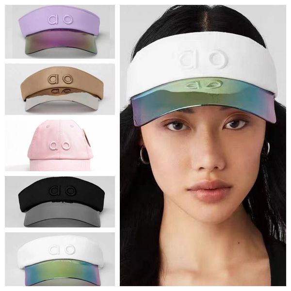 

Designer ball cap yoga baseball tennis caps Summer Women Surround Head Show Face Small Colourful Sunvisor Hats without top sport hat, Orange