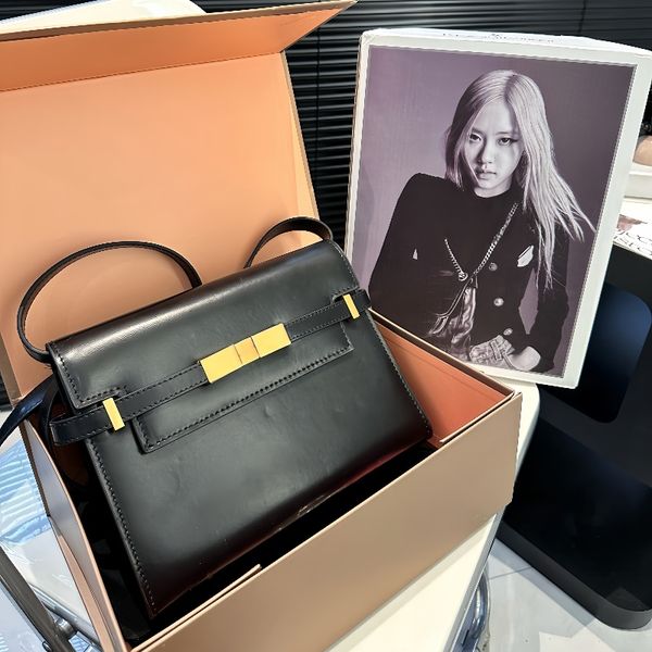 

Designer bag women's shoulder bag vintage crossbody bag fashion small square bag 10A high quality leather bag classic travel bag luxury party bag travel tote bag, Black2 19*14