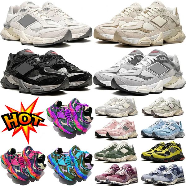 

new men women running shoes Triple Black Leather Quartz Grey Sea Salt White Brown Olive Crystal Pink Blue Purple Mens Trainers Outdoor Sneakers size us4-11, Lemonchiffon