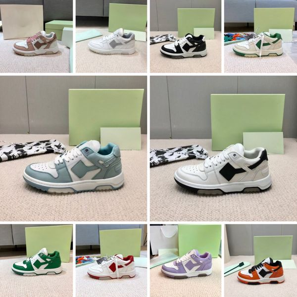 

mens shoes womens sneakers womens trainers luxury shoes casual shoes designer sneakers men Leather Round Toe Orange Breathable shoes 35-45, A2