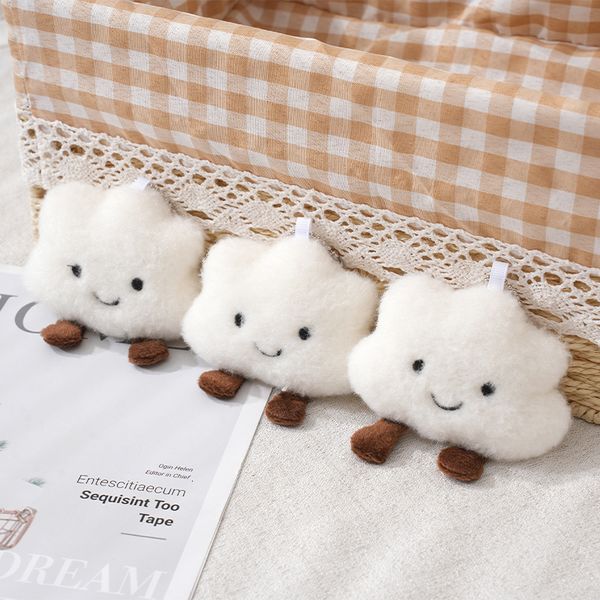 

Wholesale Cute Creative Cloud Plush Toy Small Cartoon Mini Doll Clothing Accessories Bag Pendant, White