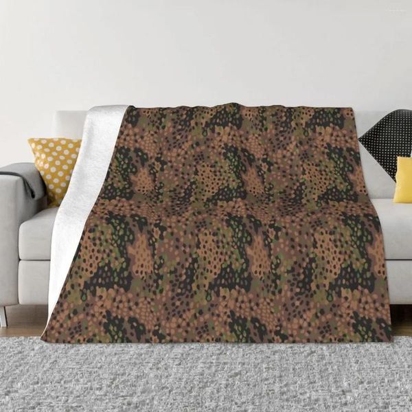 

Blankets M44 Pea Dot Camo Throw Blanket Warm For Winter Bed, Picture shown