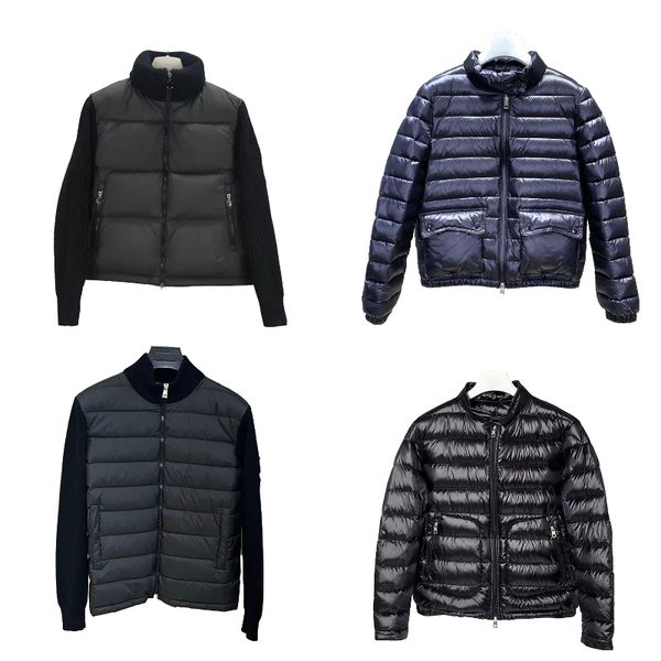 

mens jacket winter jacket designer womens down jackets fashion winter hooded puffer jackets parkas slim embroidered badge Women's Outerwear Coats asian size s-2xl, Men1#