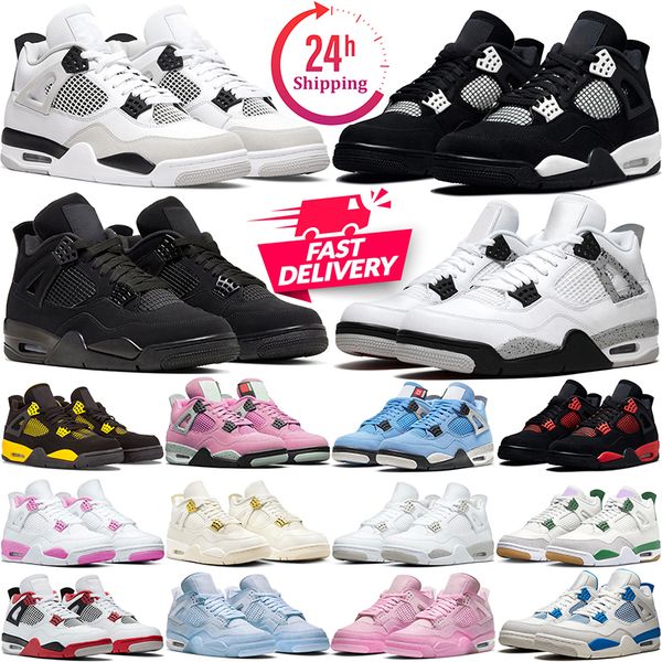 

designer Panda Shoes 4s Sail Red Thunder Military Black Cat men women Infrared White Oreo mens trainers sneakers, Watermelon