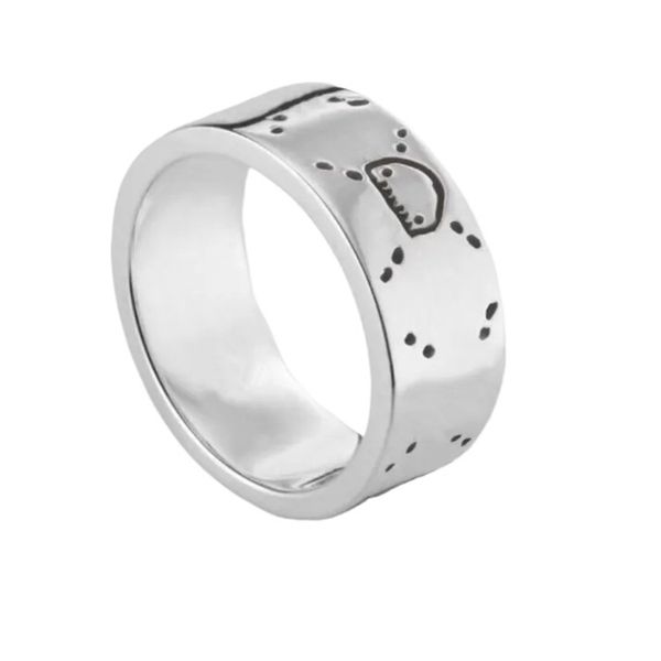 New Cool Fashion Designer Rings Jewelry Sterling Silver Classic Double Bee for Mens and Womens Lovers Ring