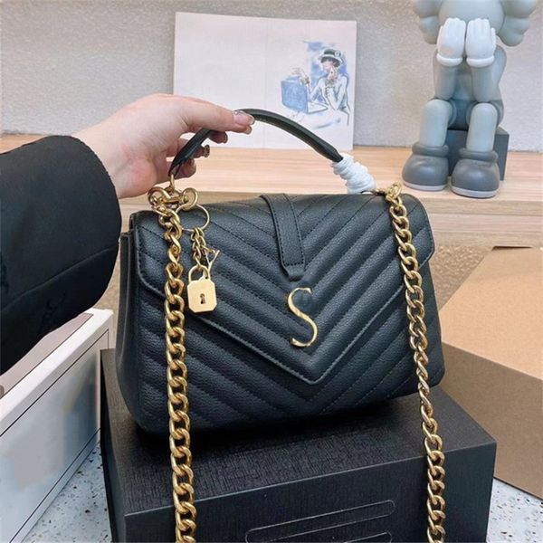 Woman Envelope Crossbody Bag Designer Shoulder Bags Lady Vintage Handbag Purse Small Chain Bags Leather 10A