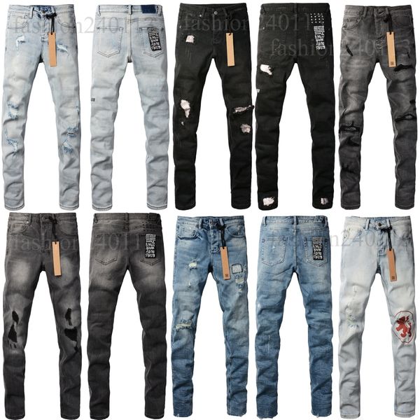 kusbi jeans baggy designer jean mens jeans uomo ksubi jeans men pants luxury denim pant distressed black Jean Slim Fit Jeans Hight Quality Embroidery Skinny Jeans