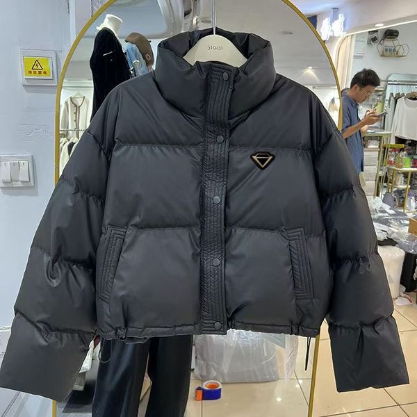 

Designer jacket puffer jacket women jackets womens winter jacket woman Winter fashion short black jacket Parka with thick stand up collar cotton coat, A11