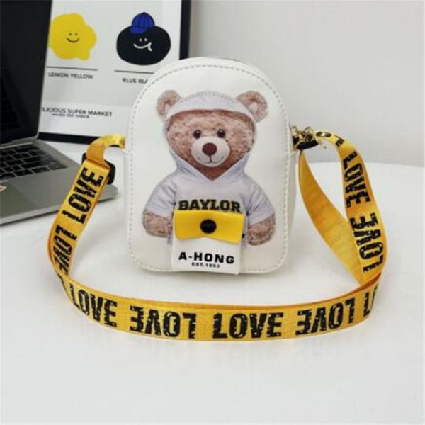 

Designer Kids Purse Letter Print One-shoulder Bag Messenger Bags Teenager Children Totes wallet Cartoon Girls love Handbags, Green