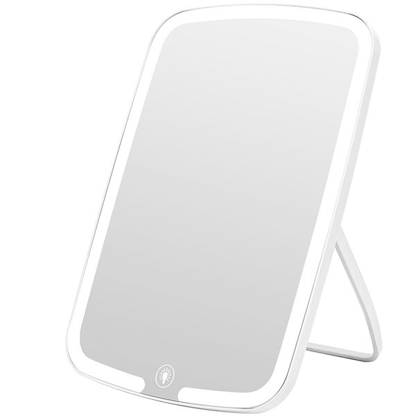 

Factory direct LED make-up mirror rotatable desktop mirror desktop beauty mirror dormitory carry-on make-up mirror