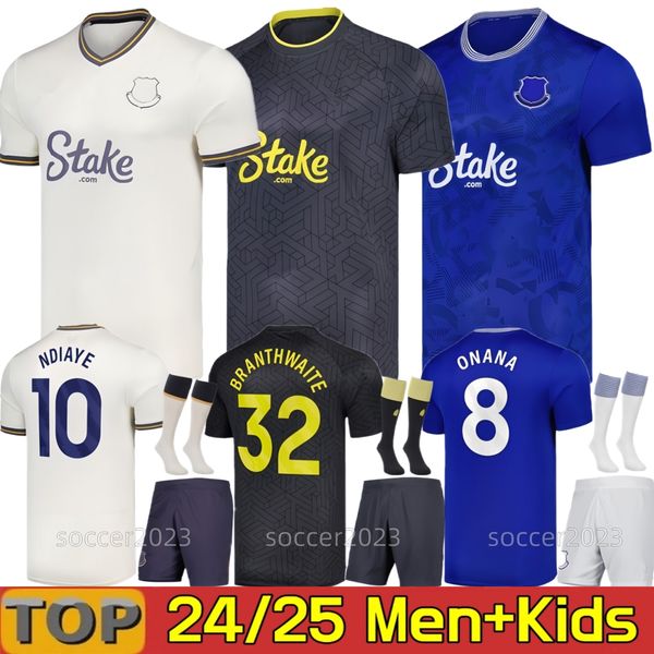 

24 25 McNEIL ONANA Evert Soccer Jerseys CALVERT-LEWIN GRAY 2024 2025 Football Shirt COLEMAN SIMMS DOUCOURE DELE GORDON TARKOWSKI MYKOLENKO Men kids kit uniorms, 24 25 home aldult
