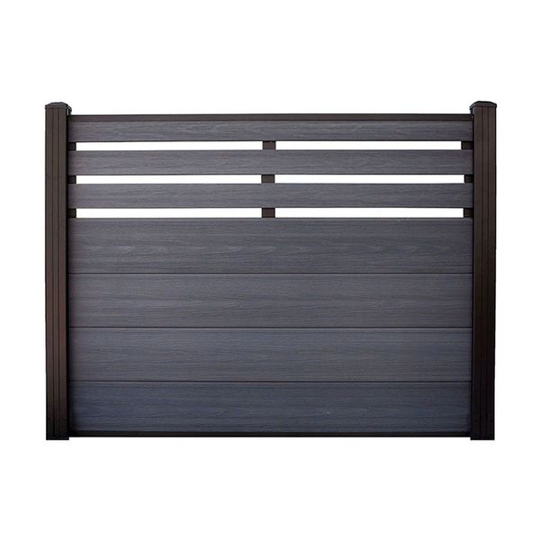

Modern Architectural Outdoor Square Railings Made of Resilient PVC Cohesive Decking Accessory