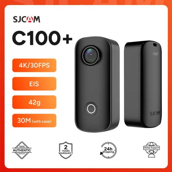 C100 Plus Action Camera 4K 30M Waterproof 2.4G WiFi Sport Cam EIS Bicycle Helmet Motorcycles