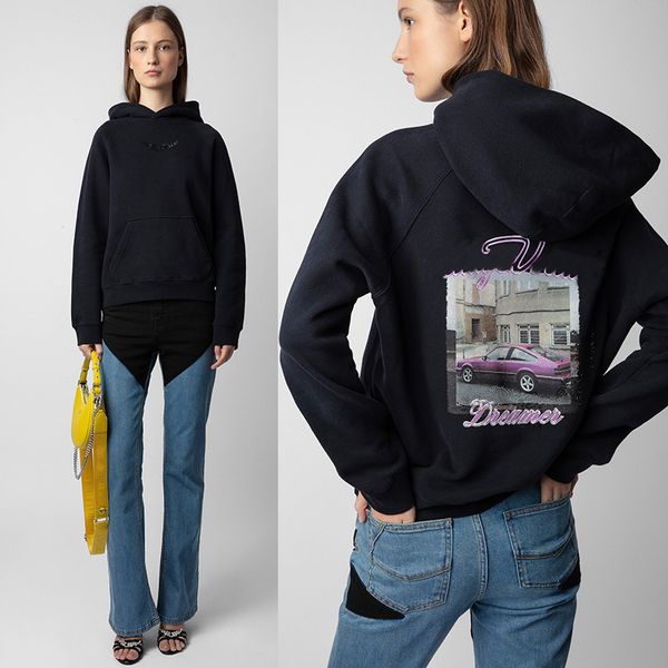 

24ss High Quality Designer Cotton Hooded Sweatshirt New Slim Classic Hot Letter Patter Print Jumper Women Casual Versatile Loose Pullover Hoodie Sweater Tide Tops, Tomato