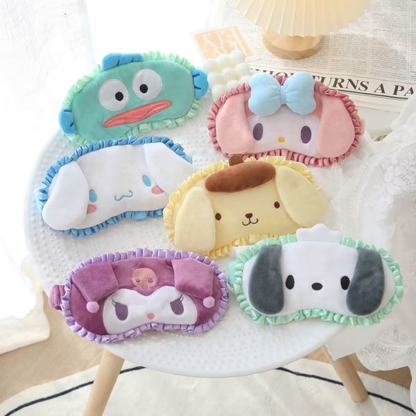 

Breathable Animated Nap Eye Mas - Ideal for Restful Naps and Travels, White