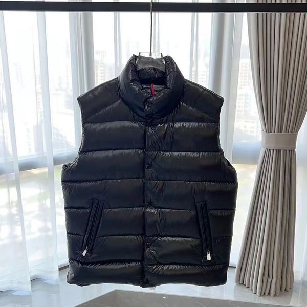 

Designer Mens Down Vest puffer Waistcoat Male Winter Vests Unisex parka Couple Bodywarmer Woman Jacket Warm Sleeveless jackets Outdoor gilet Luxury short coat xxxl, Black