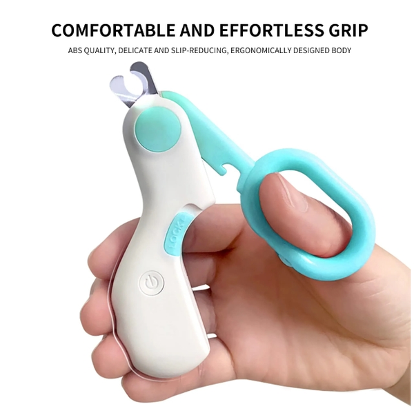 

LED Pet Nail Clippers Professional Dog & Cat Trimmers Safe, Precise Cutting Ideal for Tiny Dogs, Cats, Rabbits, Birds, Puppies, and Kittens