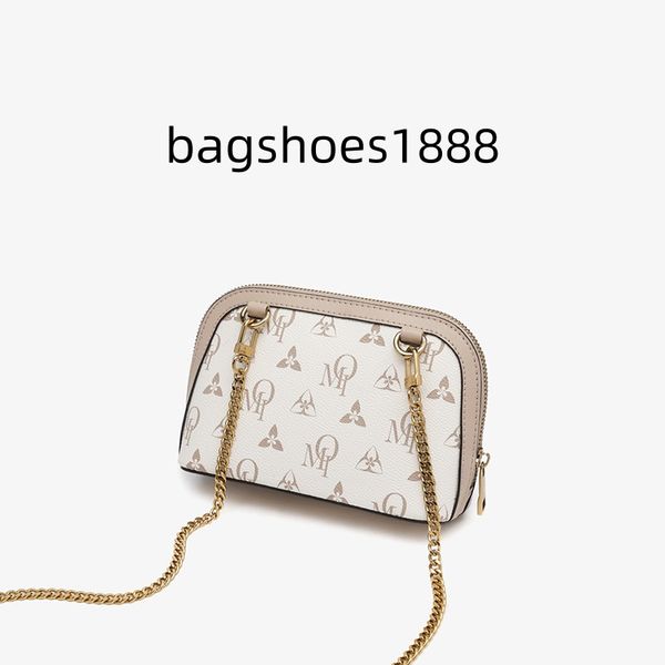 

Designer Women's Leather Purse with Chain Strap - Versatile Flower & Letter Print bagshoes1888, Other logos#9