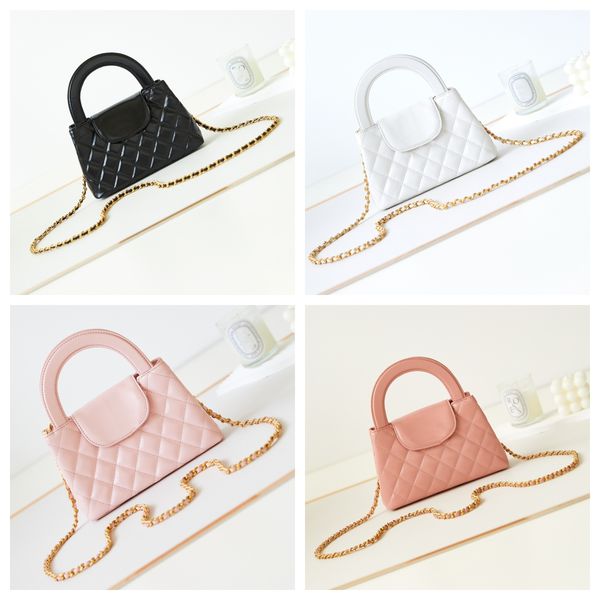 

Designer Sequined Crossbody - Versatile Shoulder Tote Perfect for Formal Gatherings, Includes Original Case This season's Little Black Horse Shell Bag 10A 2024, Pink
