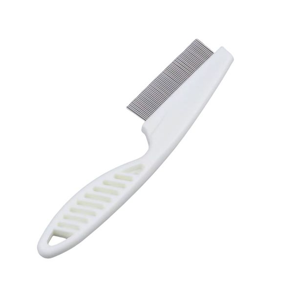 

Pet cat and dog flea grooming stainless steel comb