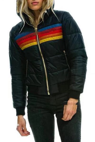 

aviators nation hoodie designer hoodie aviatior nation aviater nation aviators nation sweatshirt aviatornation av nation womens black white rainbow pocket zip up, Colour5