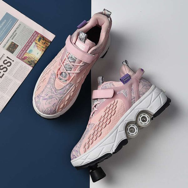 

designer shoe Roller Skates Wheels Glowing Children Sport Shoes Casual Skating USB LED Light Sneakers Kids shoes Outdoor Fashion a42, Multi-color