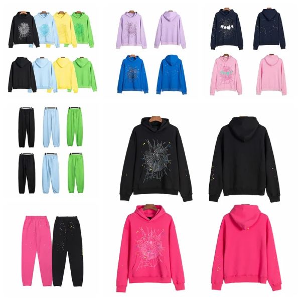 

hoodies mens hoodie designer hoodie designer men and women hoodie pink purple Young Thug tracuit web jacket Sweatshirt High quality, Yellow
