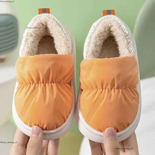

Slipper Childrens Slippers With Waterproond Anti Soft Sole Plush Insulation Cotton Winter Baby Warm Non Slip Comfortable Shoes 5ca, White