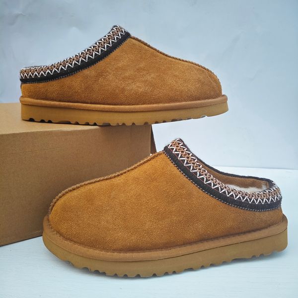 

Tazz Slippers Tasman boots Australia boot Mustard Seed Chestnut Fur Slippers Sheepskin Classic Ultra Mini Platform Boots Winter Women's Flat Shoes Suede Size 35-44, U-34