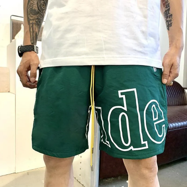 Mens Shorts Graphic Hip Hop Short Pants