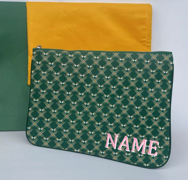Clutch Bags handbag Totes letter Custom Customized personalized customizing Name initials stripes pattern priinted